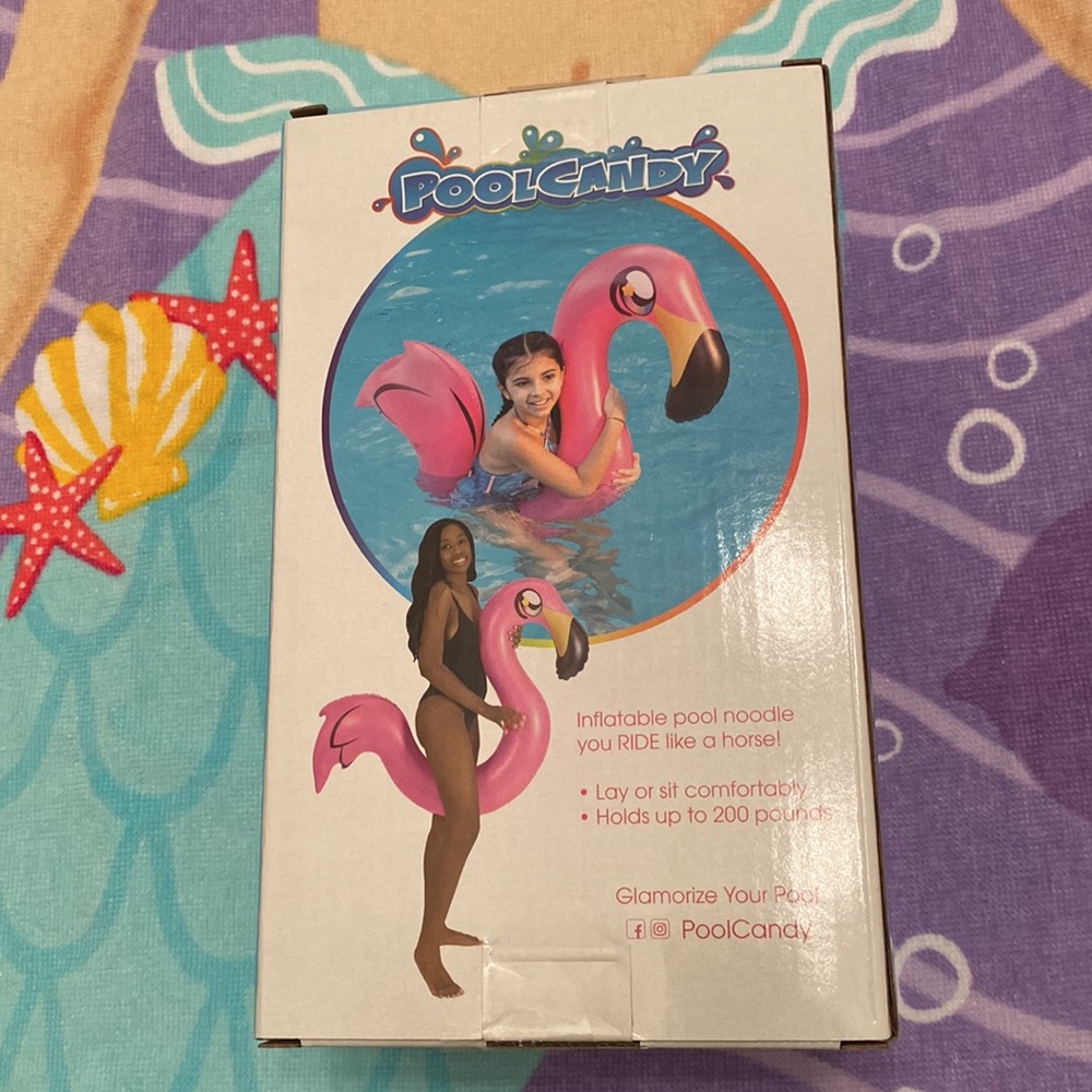 PoolCandy Inflatable Flamingo 🦩 Swim Noodles - Picture 7 of 13